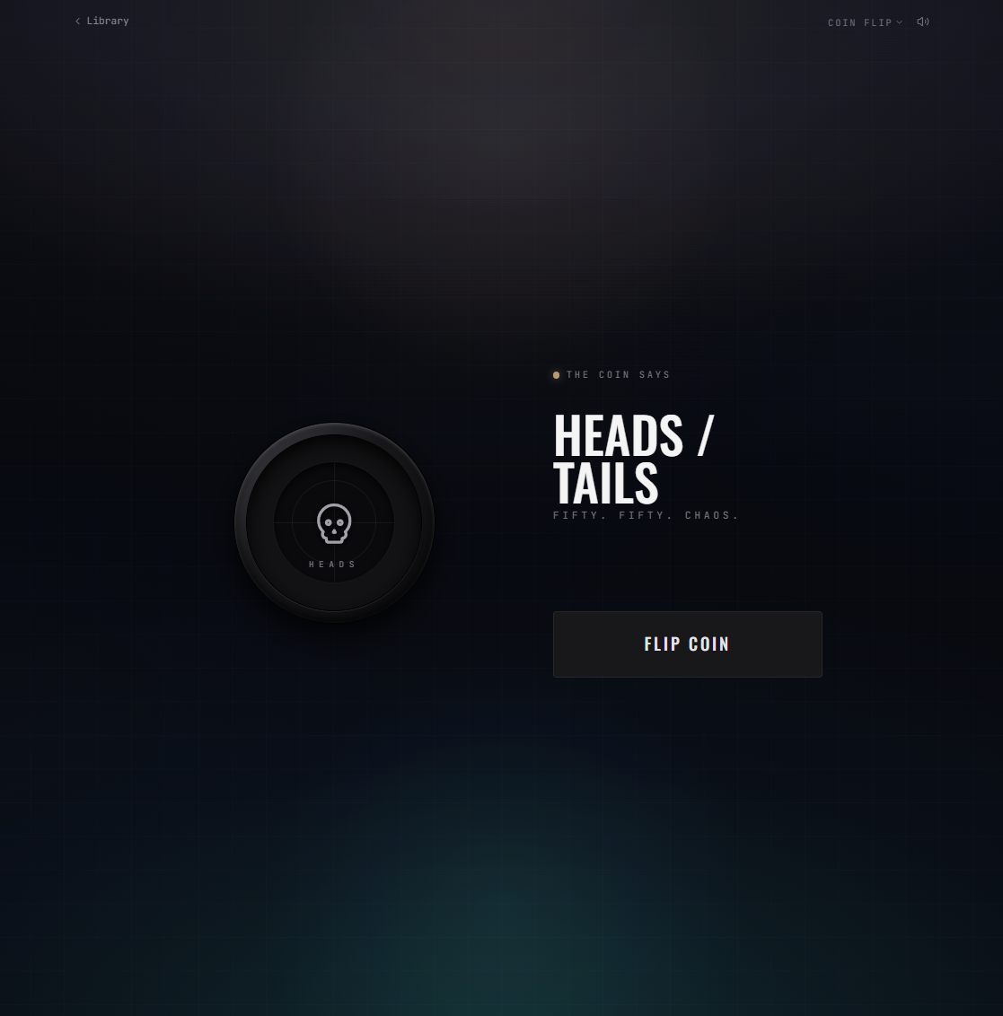 GameKit — coin flip tool